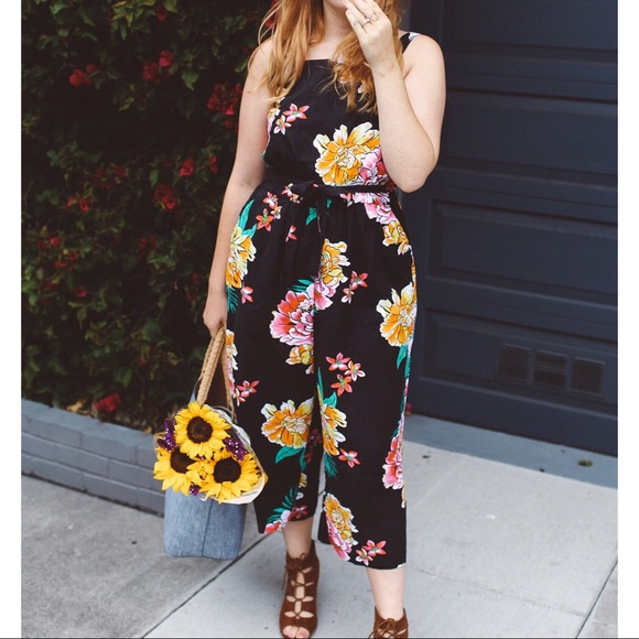 linen culotte jumpsuit